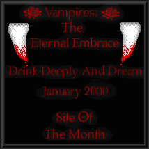 Site of the Month from Vampires: The Eternal Embrace